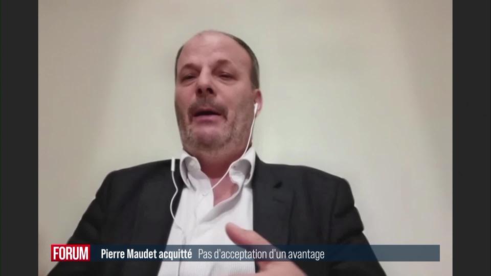 Acquittement de Pierre Maudet: interview de Bertrand Reich