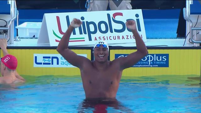 Rome (ITA), 200m dos, finale messieurs: Roman Mityukov échoue au pied du podium, Ndoye Brouard (FRA) remporte l’épreuve