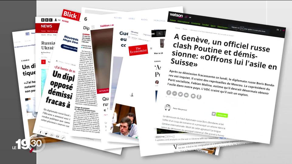 Boris Bondarev, diplomate de la mission russe à Genève, avait démissionné pour protester contre l'invasion de l'Ukraine.