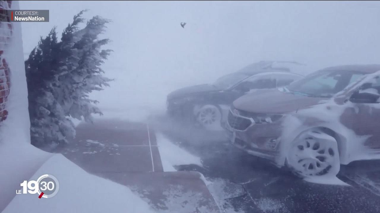 Les Etats-Unis frappés par une tempête hivernale "historique", provoquant le chaos sur les routes et dans les airs