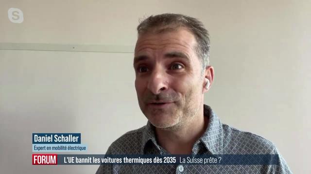 L'UE prévoit la fin des voitures thermiques pour 2035: interview de Daniel Schaller