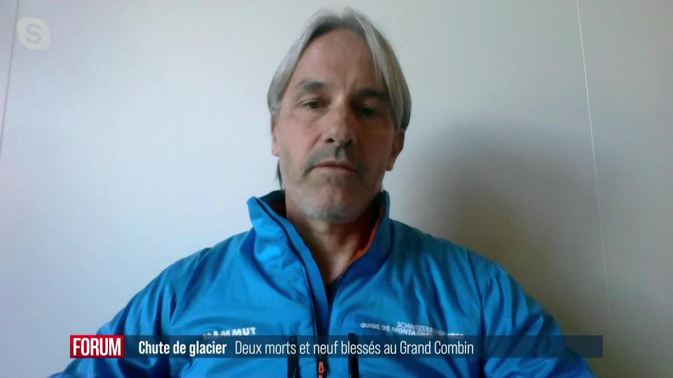 Chute de séracs au Grand-Combin: interview de Pierre Mathey