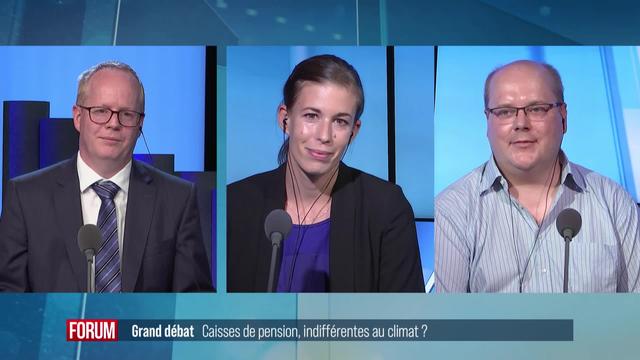 Le grand débat – Les caisses de pension, indifférentes au climat?