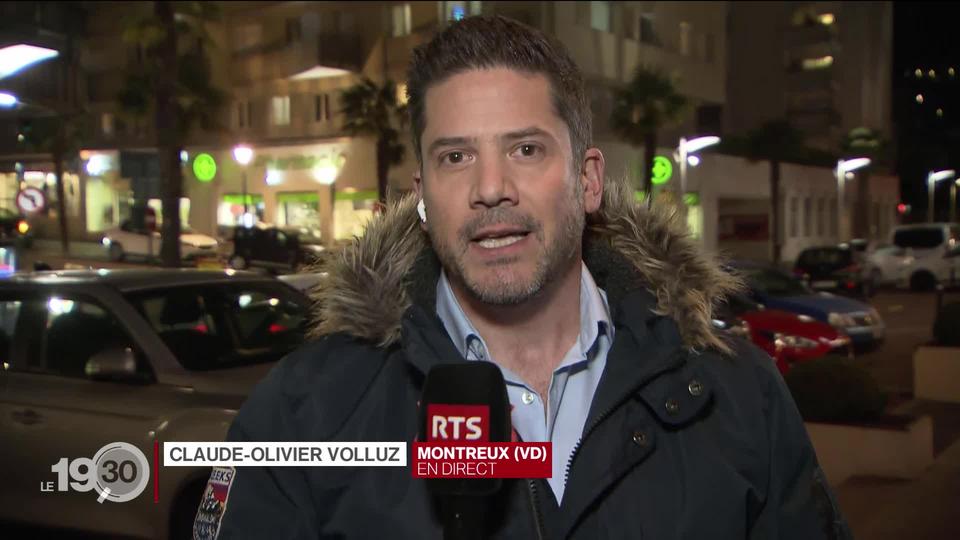 Duplex de Claude-Olivier Volluz, journaliste, à Montreux qui a rencontré des témoins du drame familial