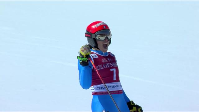 Courchevel (FRA), Géant dames, 2e manche: victoire de Federica Brignone (ITA), Tessa Worley (FRA) décroche le globe de la spécialité