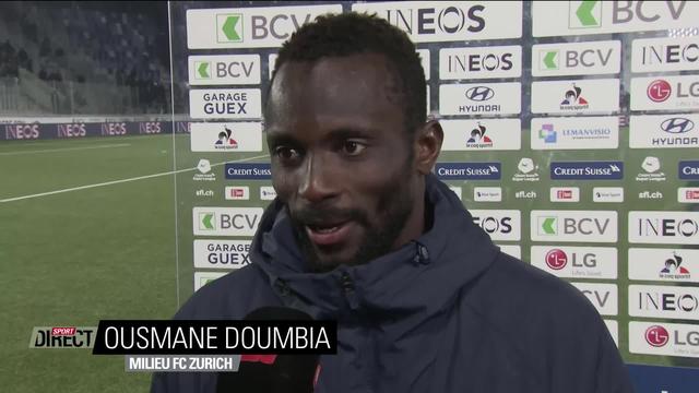 25e journée, Lausanne - Zurich (0-2): Doumbia à l'interview