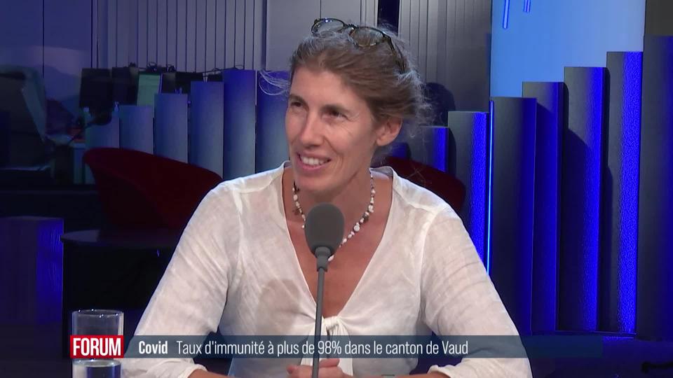 Le taux d'immunité au Covid-19 dépasse 98 % dans le canton de Vaud: interview de Valérie D'Acremont