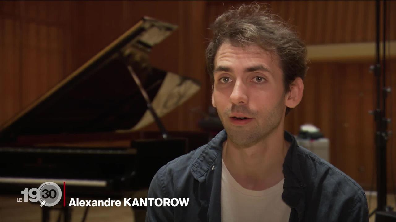 Le pianiste virtuose Alexandre Kantorow enregistre à La Chaux-de-Fonds. Un choix dû à l'acoustique de la Salle de Musique.