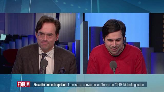 Désaccord sur l'utilisation des recettes fiscales de la réforme de l'OCDE: débat entre Samuel Bendahan et Olivier Feller