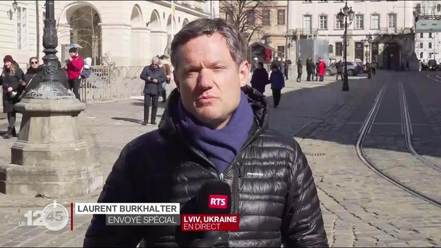 Laurent Burkhalter, envoyé spécial à Lviv : "Aucune ville en Ukraine n'est à l'abri de cette guerre"