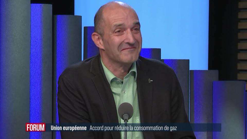 Accord pour réduire la consommation de gaz au sein de l’UE: interview de Laurent Horvath