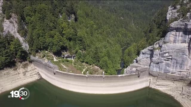 La sécheresse entraîne une chute plus de 50 % de la production hydroélectrique