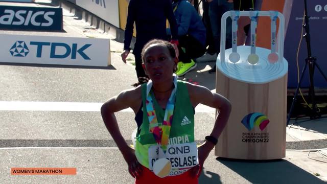 Eugene (USA), marathon dames: Gebreslase (ETH) s'impose en un peu plus de 2h18