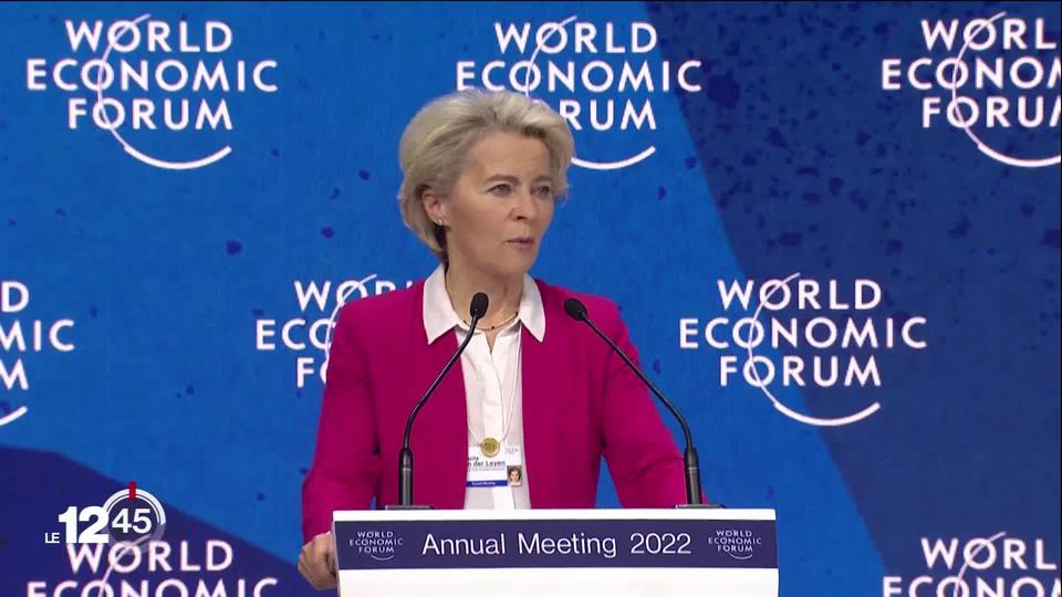 WEF Davos: Ursula von der Leyen souligne la nécessité pour l’Europe de s’unir face à la guerre et aux crises de notre époque