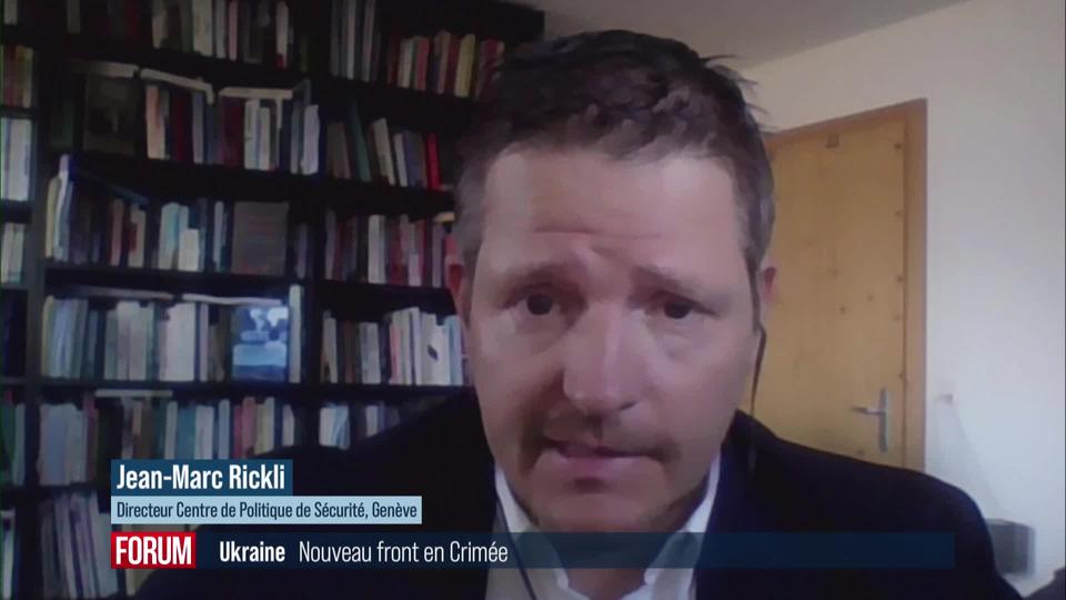 Plusieurs sites militaires russes en Crimée ciblés par des explosions: interview de Jean-Marc Rickli (vidéo)