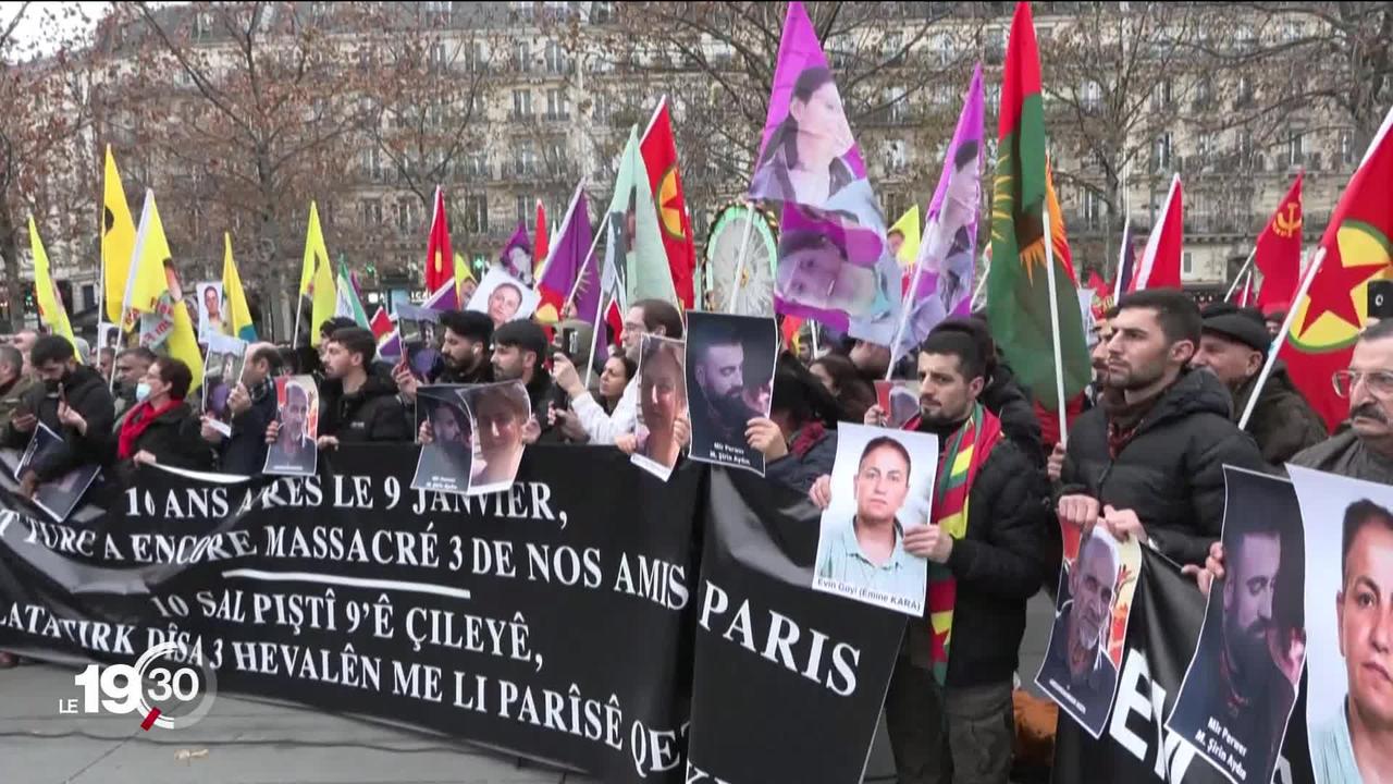 Paris: au lendemain du triple assassinat qui a visé la communauté kurde, une manifestation a dégénéré.