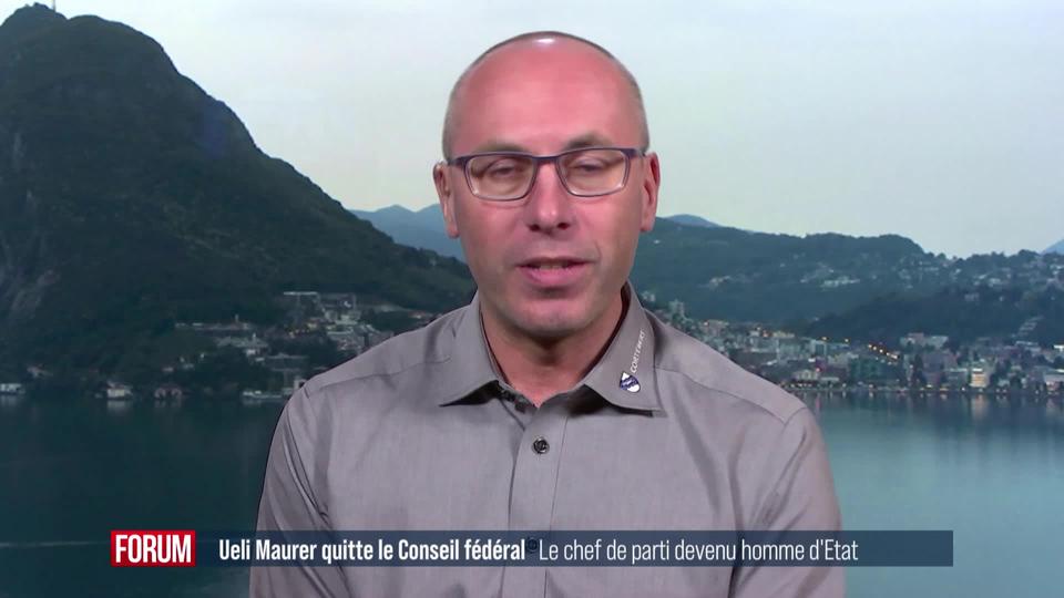 Ueli Maurer, le chef de parti devenu homme d'Etat