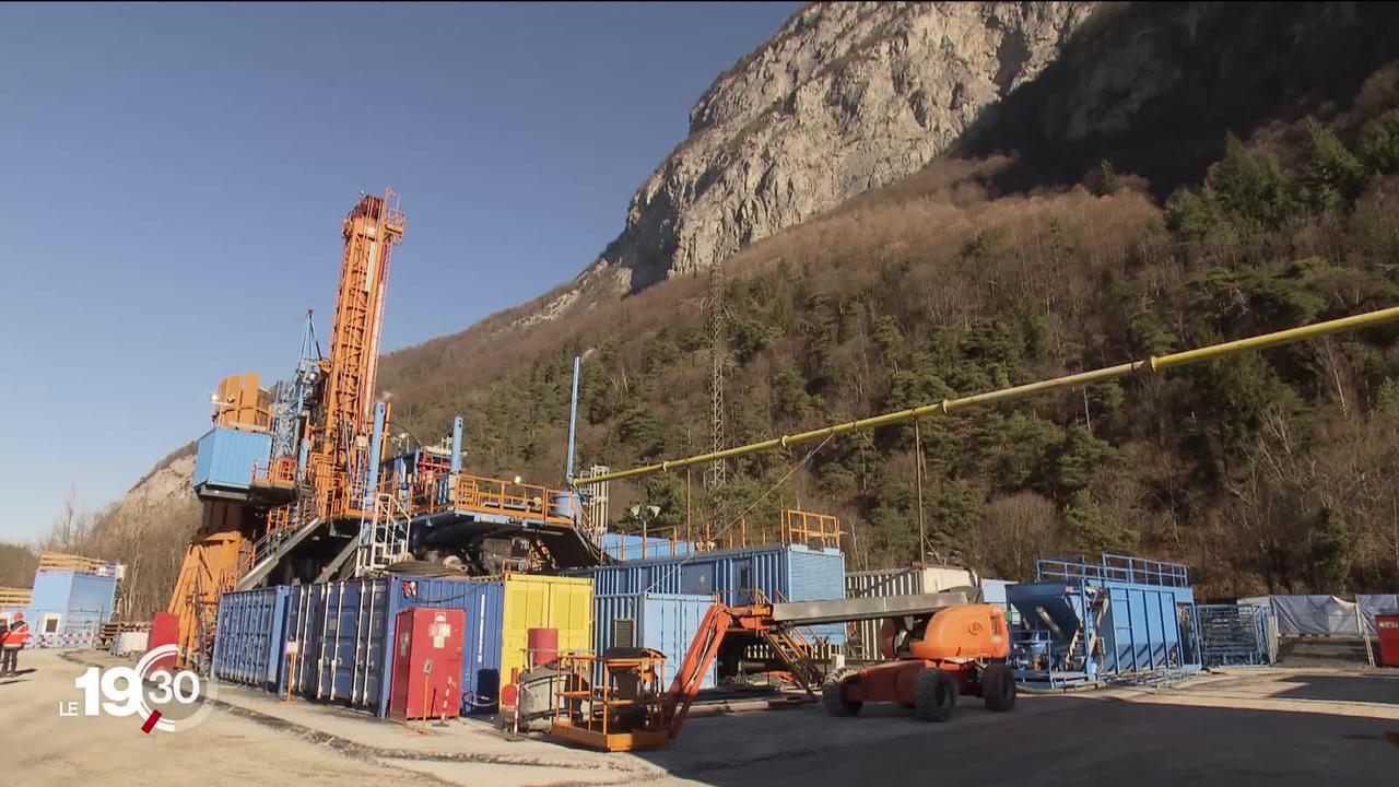 Des forages géothermiques sont effectués à Lavey-les-Bains (VD) dans le but de produire de l’électricité