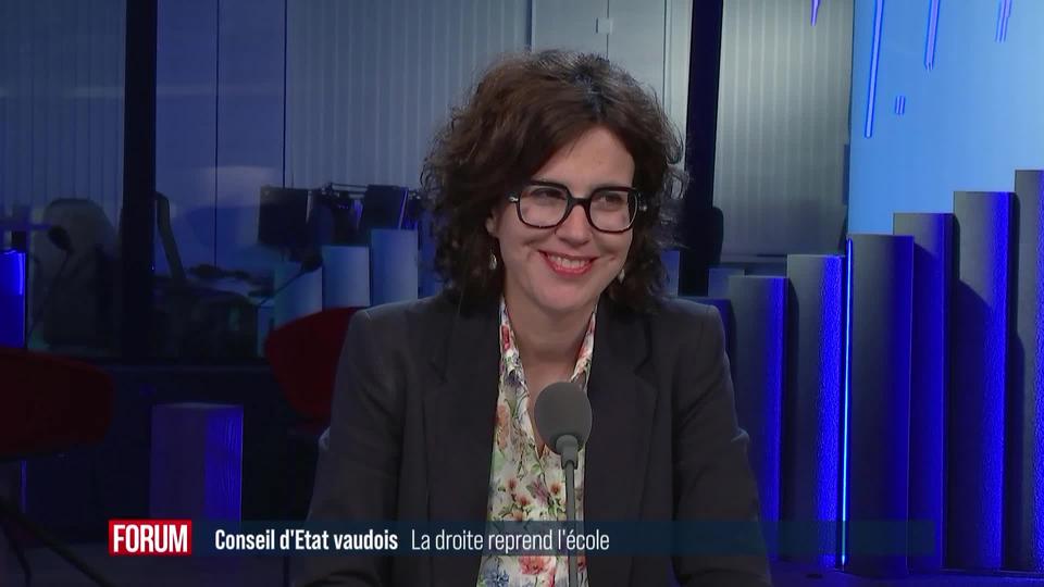 Attribution des départements au Conseil d'Etat vaudois: interview de Christelle Luisier