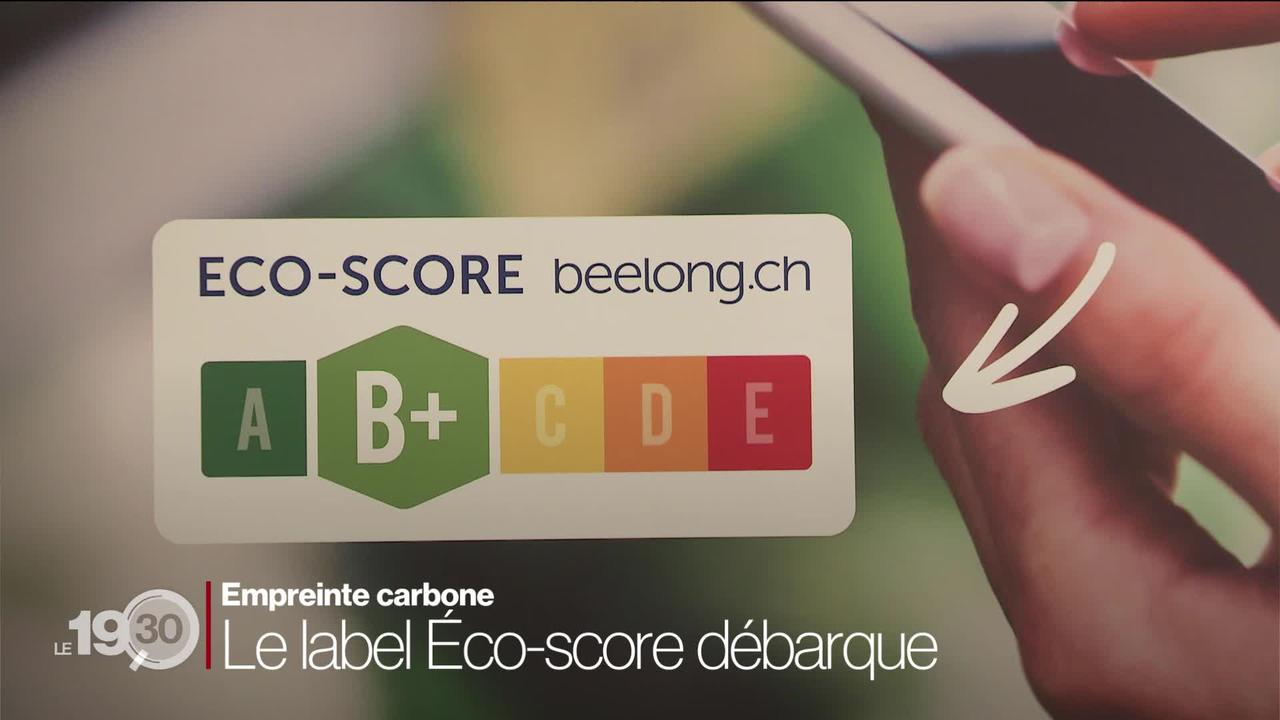 Le label Ecoscore qui indique l'empreinte carbone des produits vendus dans les supermarchés débarque en Suisse