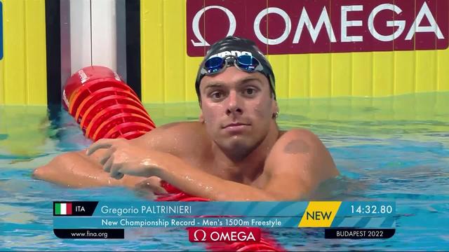 Budapest (HUN), 1500m nage libre messieurs: Paltrinieri (ITA) se pare d'or avec la 2e meilleure performance mondiale de tous les temps !