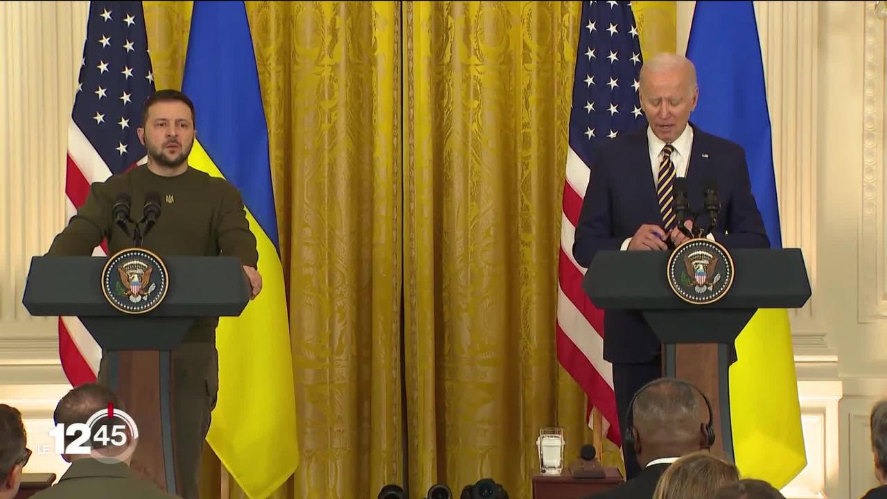 Volodymyr Zelensky reçu en héros à Washington. Joe Biden l'a assuré du soutien indéfectible des Etats-Unis.