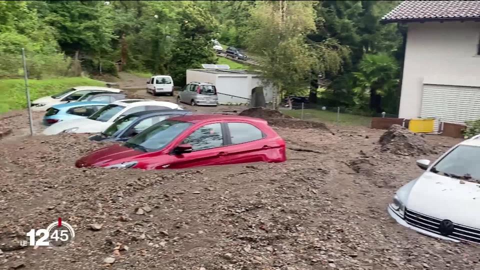 Orages, grêle, vents violents: les intempéries ont particulièrement frappé Fribourg, Berne et Tessin