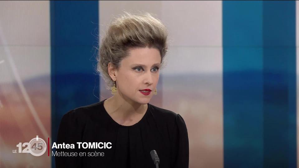 Antea Tomicic signe une lecture de paroles de victimes dans le cadre du festival des créatives.