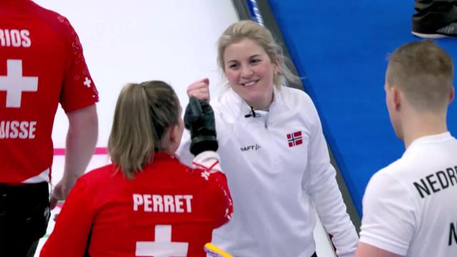 Curling double mixte, SUI-NOR (5-6): nouvelle défaite pour la paire Suisse pour leur dernier match
