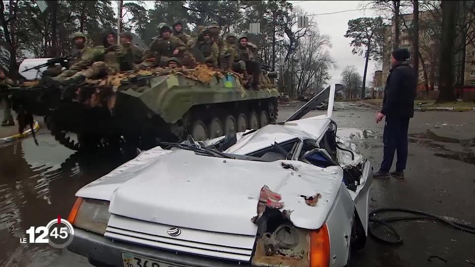 Dans les zones évacuées par les troupes russes, les Ukrainiens découvrent l'atrocité et des dizaines de corps de civils tués