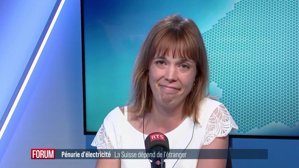 Pénurie d'électricité: la Suisse dépend de l'étranger