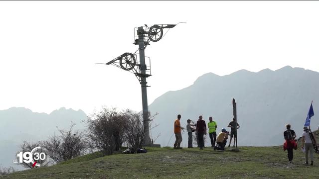 Avec le réchauffement climatique, certaines stations doivent renoncer à leur téléski. Exemple dans les alpes françaises