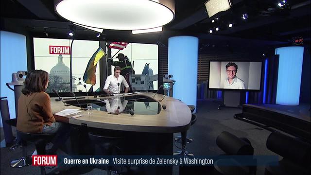 Guerre en Ukraine: visite surprise de Volodymyr Zelensky à Washington