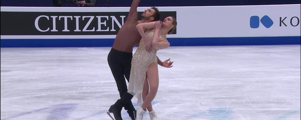 Montpellier (FRA), danse sur glace : Gabriella Papadakis et Guillaume Cizeron (FRA) s’offrent un 5e titre mondial !