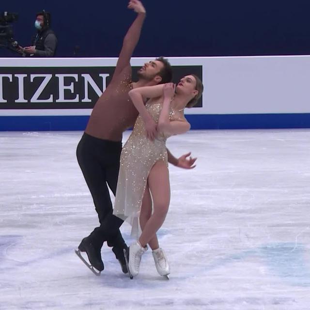 Montpellier (FRA), danse sur glace : Gabriella Papadakis et Guillaume Cizeron (FRA) s’offrent un 5e titre mondial !