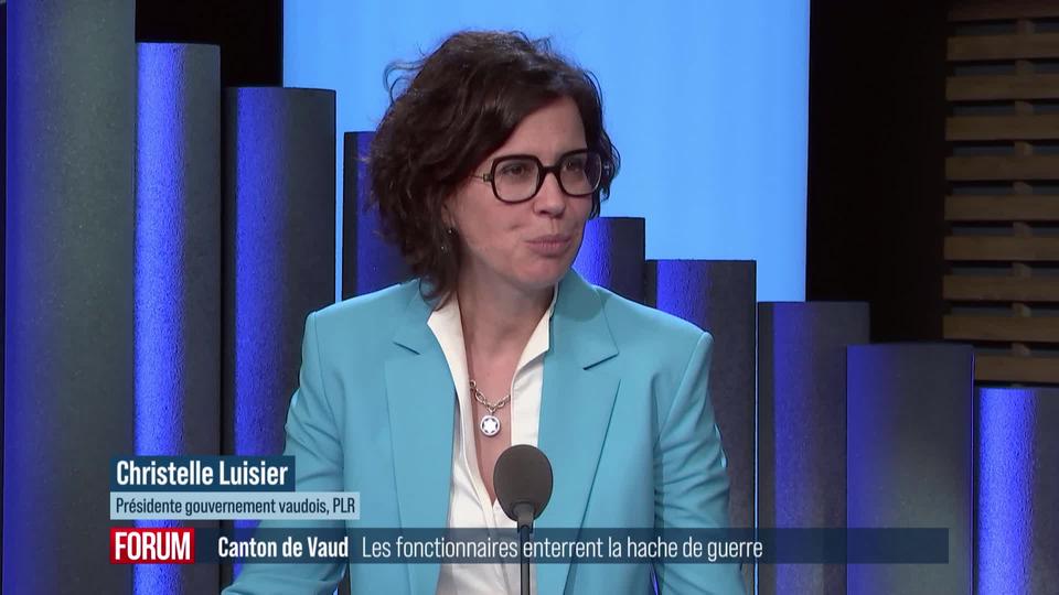 Vers un accord dans la fonction publique vaudois : interview de Christelle Luisier