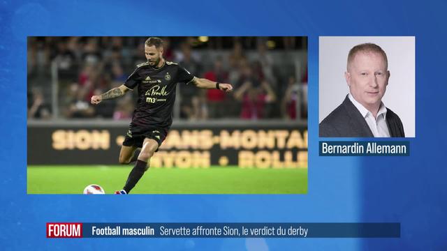 Football masculin: Servette et Sion, le verdict du derby