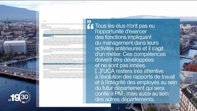 Les nouveaux conseillers d'Etat genevois pourront suivre une sensibilisation au management