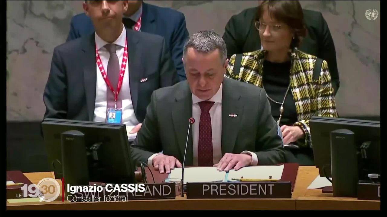 Pour la première fois, la Suisse accède à la présidence du Conseil de sécurité des Nations Unies