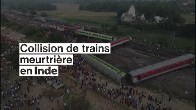 Collision de trains meurtrière en Inde