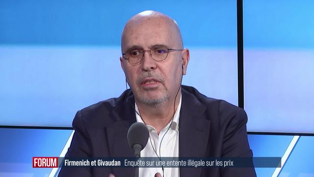 Givaudan et Firmenich accusés d'entente sur les prix par la COMCO: interview de Christian Bovet