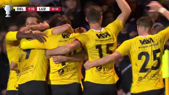 1-8e de finale, Delémont - Lucerne (1-0): les Jurassiens créent l'exploit à la Blancherie