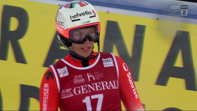 Levi (FIN), slalom dames, 1re manche: Michelle Gisin (SUI) se classe au 11e rang provisoire.