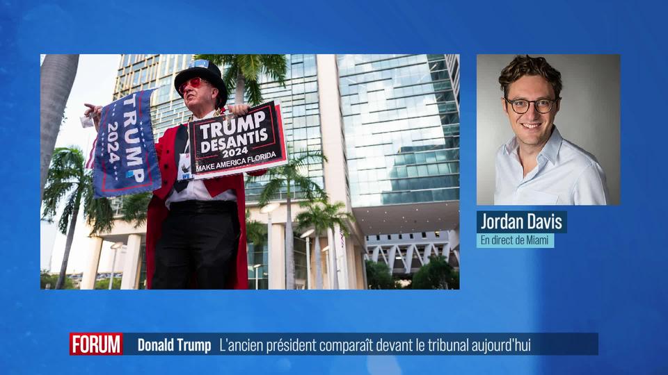 A Miami, Donald Trump doit répondre de 37 chefs d’accusation concernant l’affaire des documents secrets