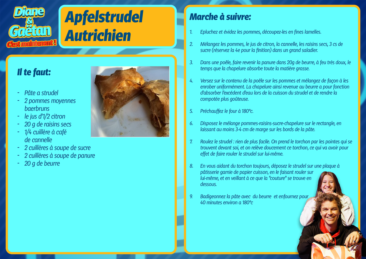 L'apfelstrudel autrichien [RTS]