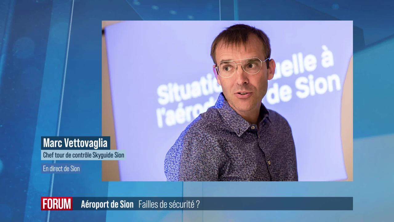 L’aéroport de Sion est-il victime de failles de sécurité? Interview de Marc Vettovaglia