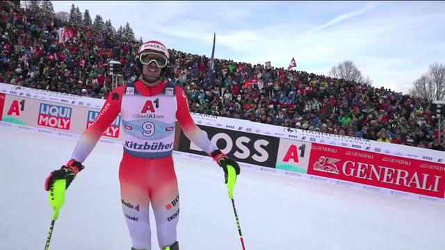 Kitzbuehel (AUT), slalom messieurs, 2e manche: Ramon Zenhaeusern (SUI)
