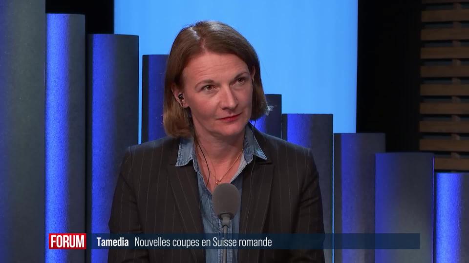 Suppression de postes par Tamedia: interview de Christine Gabella