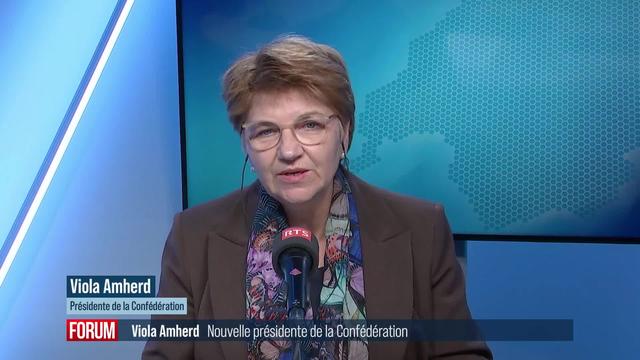 La conseillère fédérale Viola Amherd sera la nouvelle présidente de la Confédération en 2024 (vidéo)