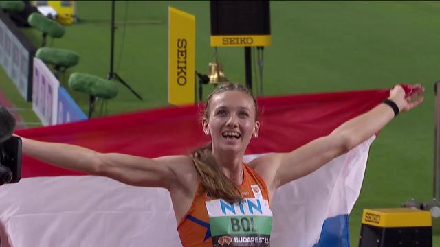 Budapest (HUN), 400m haies dames, finale: le prodige Femke Bol (NED) sacrée championne du monde